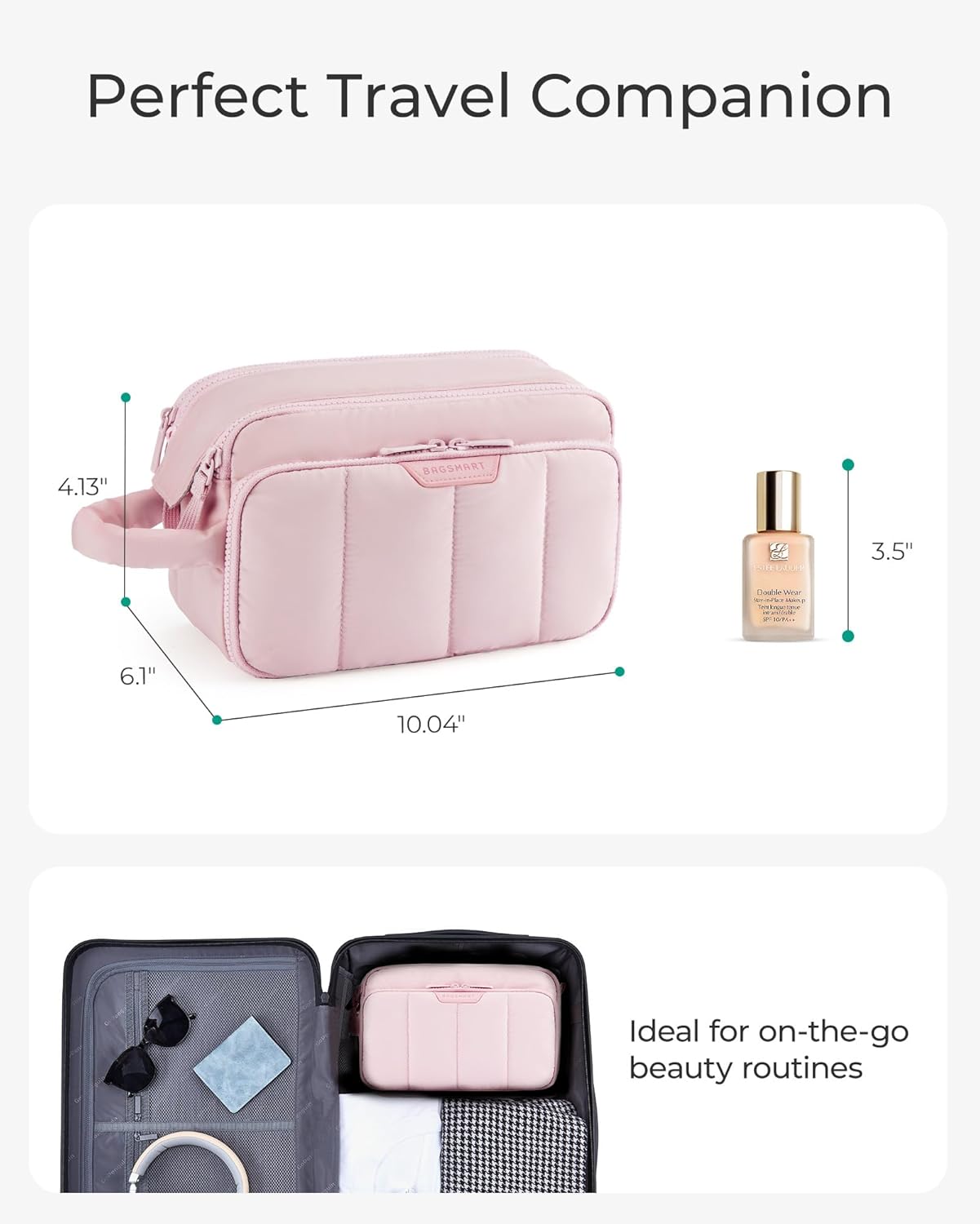 Travel Makeup Bag Organizer