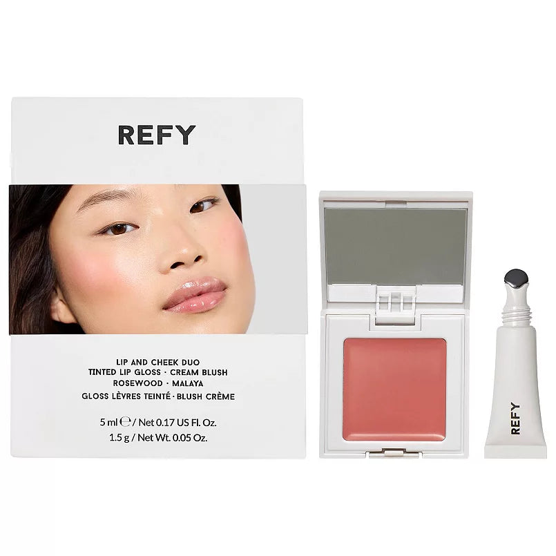 REFY Lip Gloss and Cheek Duo Set