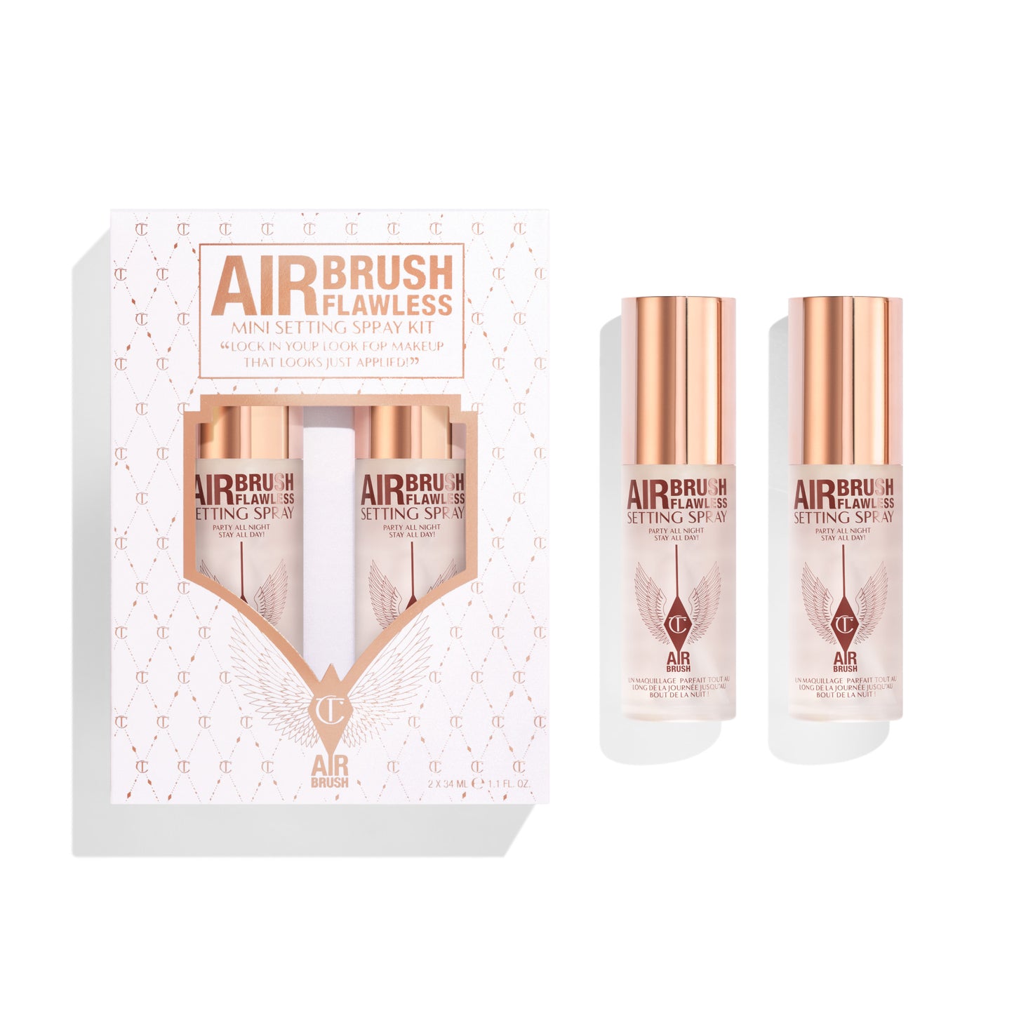Charlotte Tilbury Mini Airbrush Flawless Setting Spray Duo Set