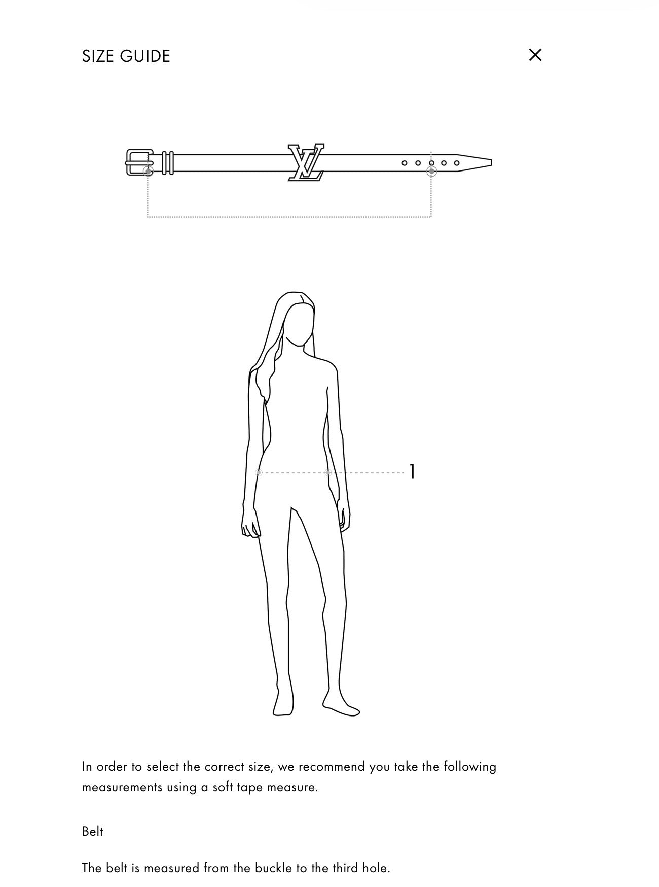 Pretty LV 20mm Reversible Belt