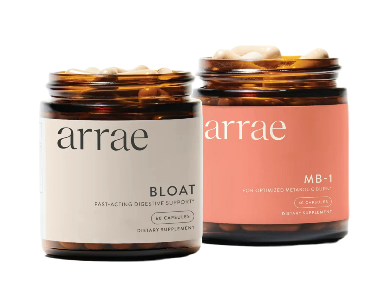 Arrae Debloat & Energize Duo | Fast-Acting Bloating Relief Digestive Enzymes