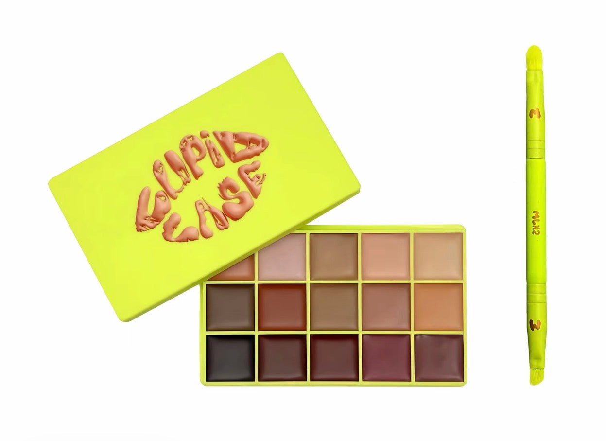  CUPID CASE LIP PALETTE & LIP BRUSH SET - MADE BY MITCHELL