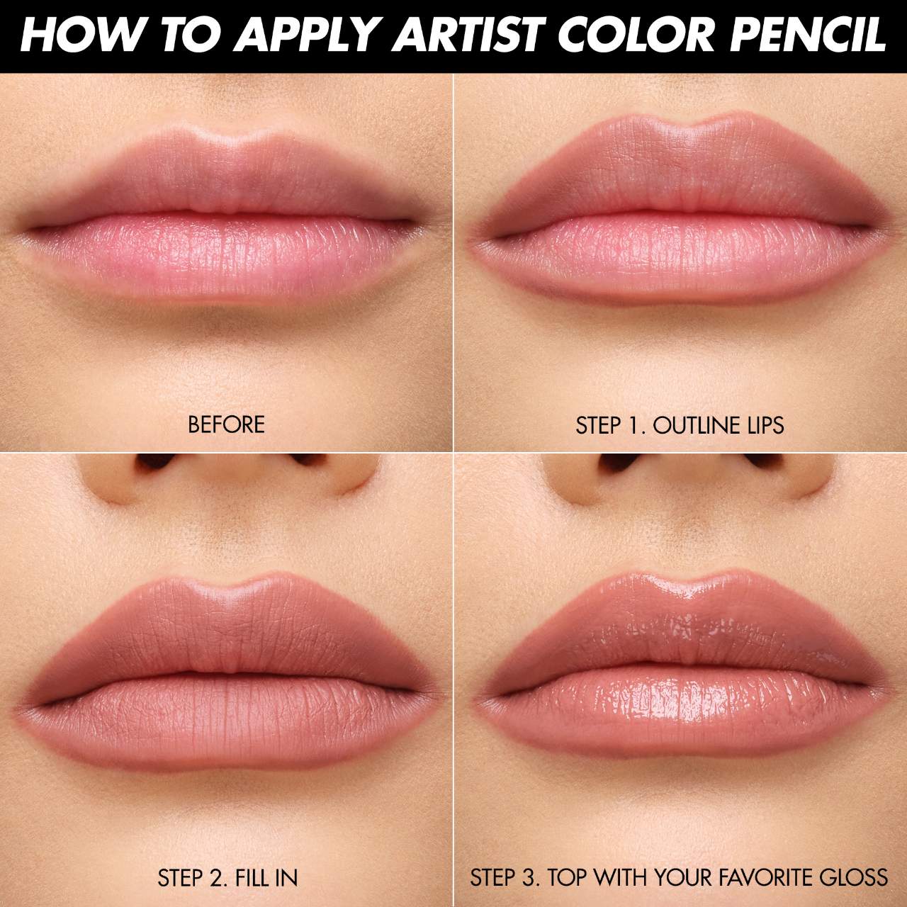 MAKE UP FOR EVER Artist Color Pencil Longwear Lip Liner Wherever Walnut