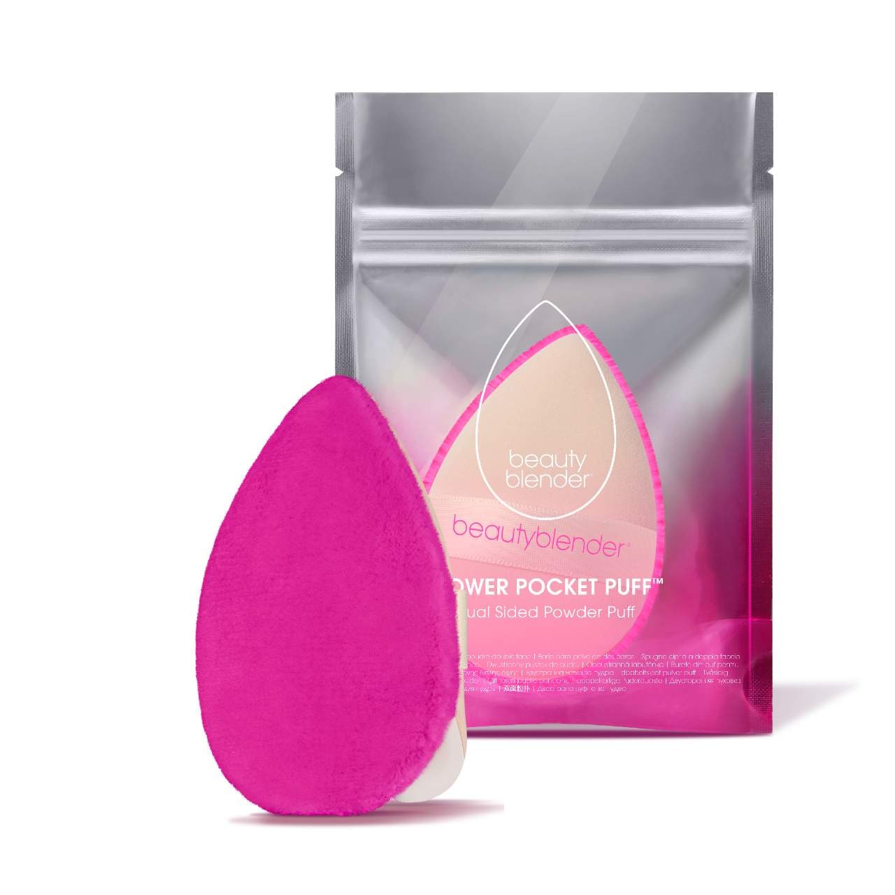 Beautyblender POWER POCKET PUFF™ Dual-Sided Powder Puff for Setting and Baking