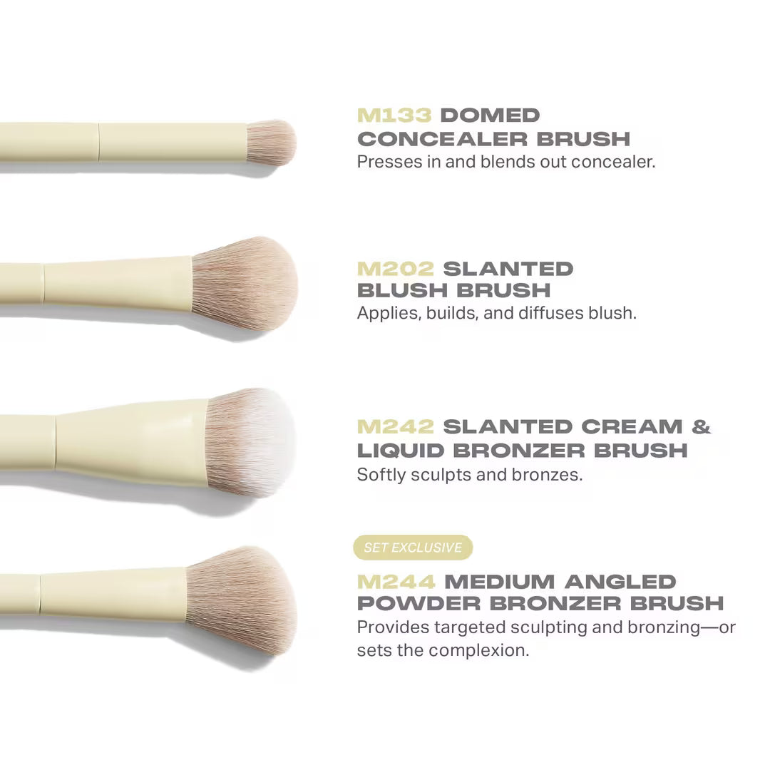 Morphe   Buttery Blends 4-Piece Face Brush Set