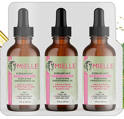 Mielle Rosemary Mint Scalp & Hair Strengthening Oil x 1