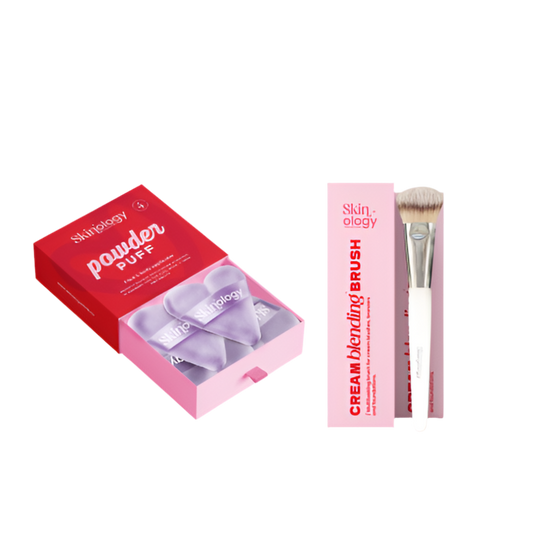 Brush + Powder Puff SET