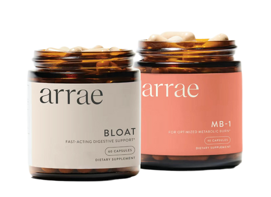 Arrae Debloat & Energize Duo | Fast-Acting Bloating Relief Digestive Enzymes