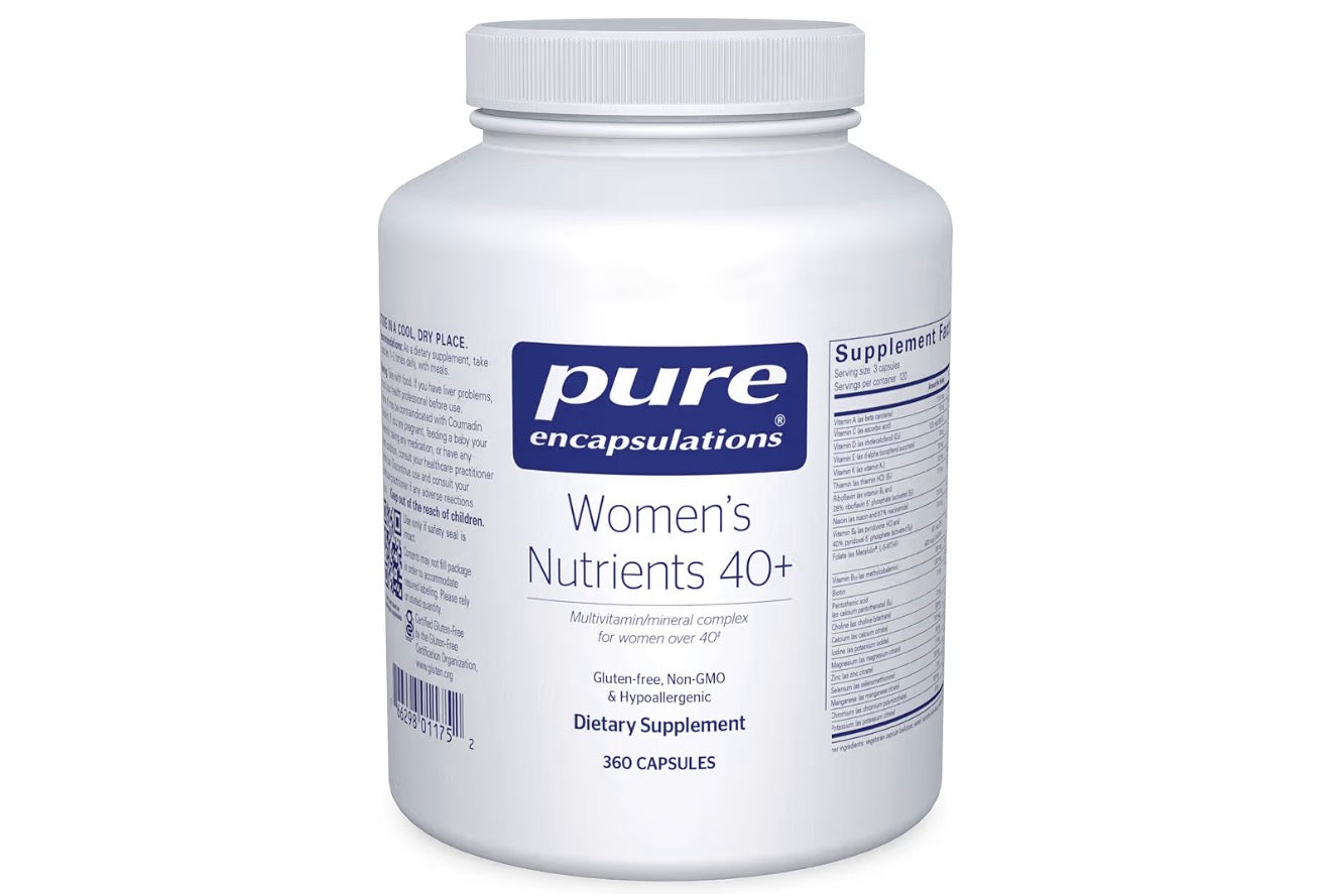 Pure Encapsulations Women's Nutrients 40+ - Multivitamin for Women Over 40 to Support Urinary Tract Health, Breast Cell Health & Eye Integrity* - with Vitamin C, E & A - 360 Capsules