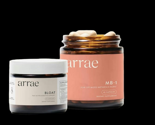 Arrae Debloat & Energize Duo | Fast-Acting Bloating Relief Digestive Enzymes + Natural Energy & Health Support | Organic Supplement Dietary Healthy Gut
Probiotics Edible