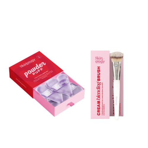 Brush + Powder Puff SET