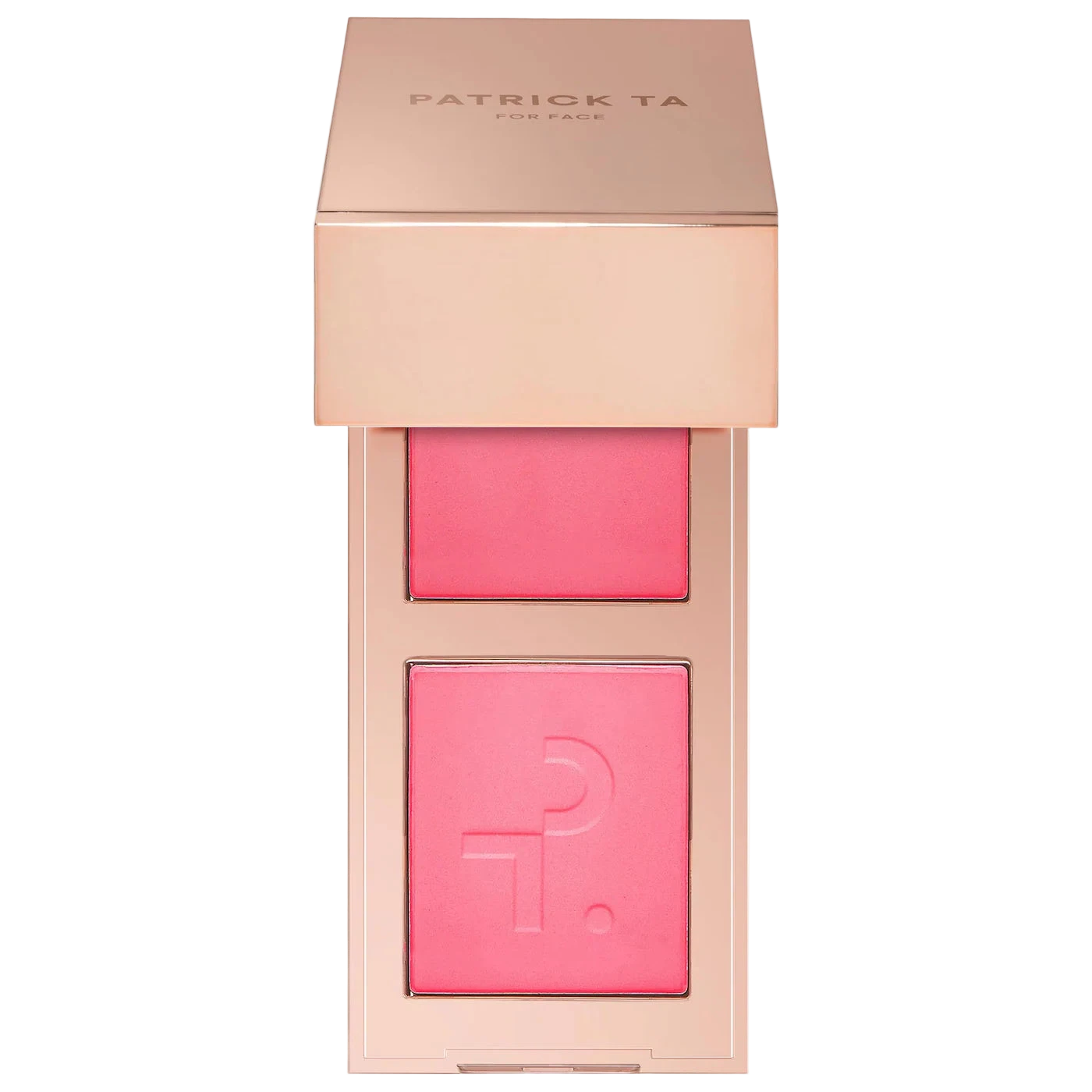PATRICK TA  Mini Major Headlines Double-Take Crème & Powder Blush Duo