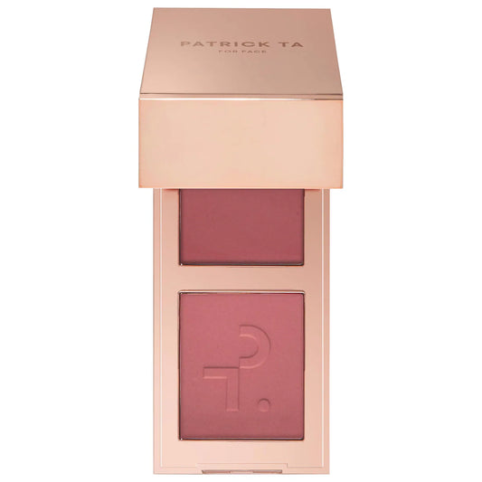 PATRICK TA 
Mini Major Headlines Double-Take Crème & Powder Blush Duo She Goes To The Gym