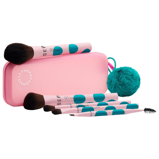 SEPHORA COLLECTION 5-Piece Face and Eye Brush Set