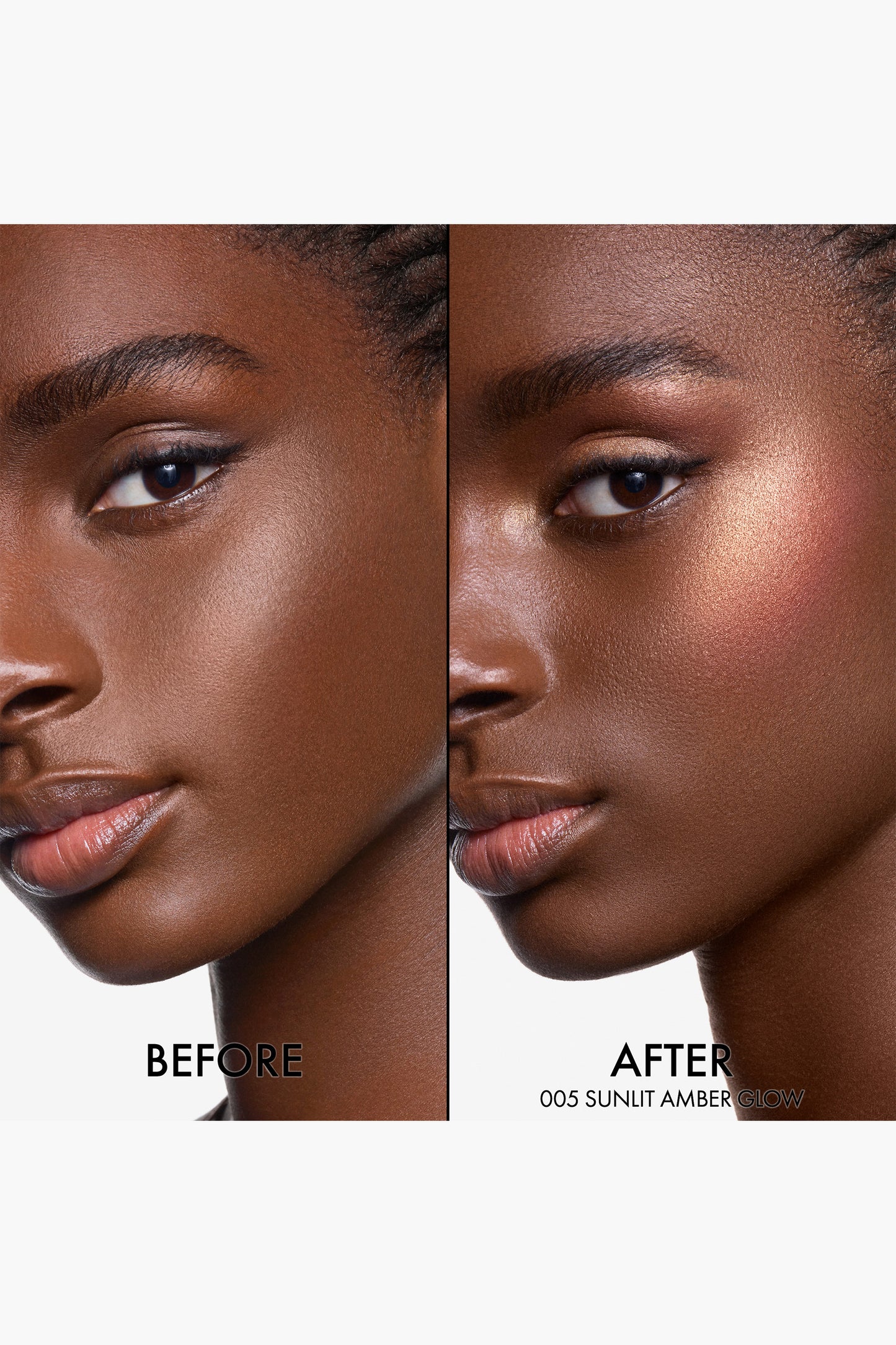 Dior Backstage Glow Maximizer Palette Multi-use highlighter & blush intense multi-reflective glow 005 SUNLIT AMBER GLOW