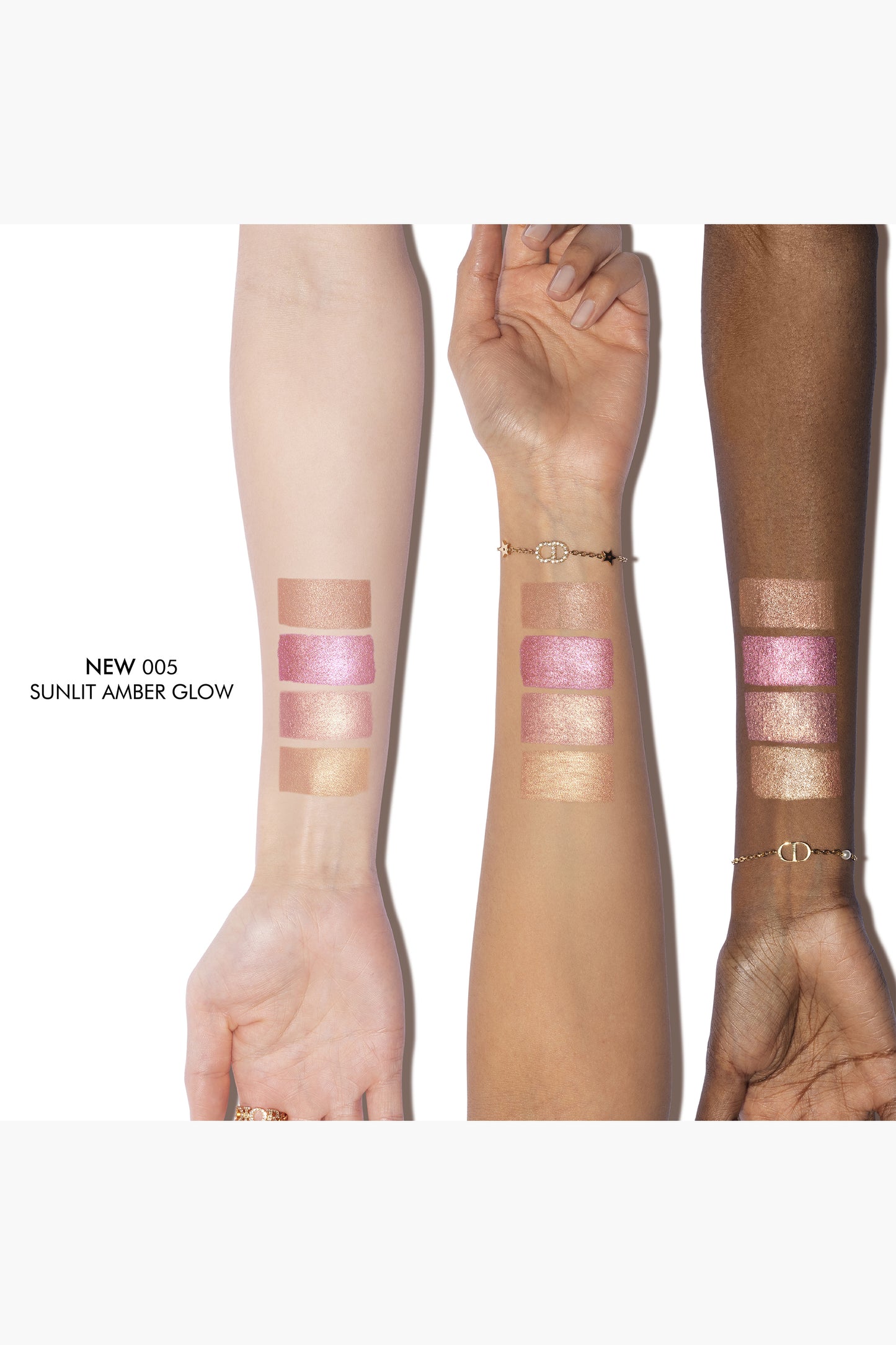 Dior Backstage Glow Maximizer Palette Multi-use highlighter & blush intense multi-reflective glow 005 SUNLIT AMBER GLOW