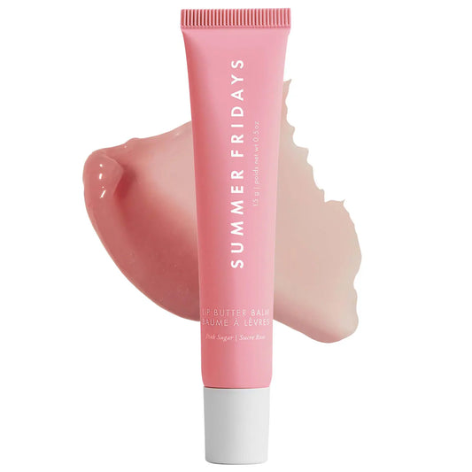 Summer Fridays Lip Butter Balm for Hydration & Shine Pink Sugar