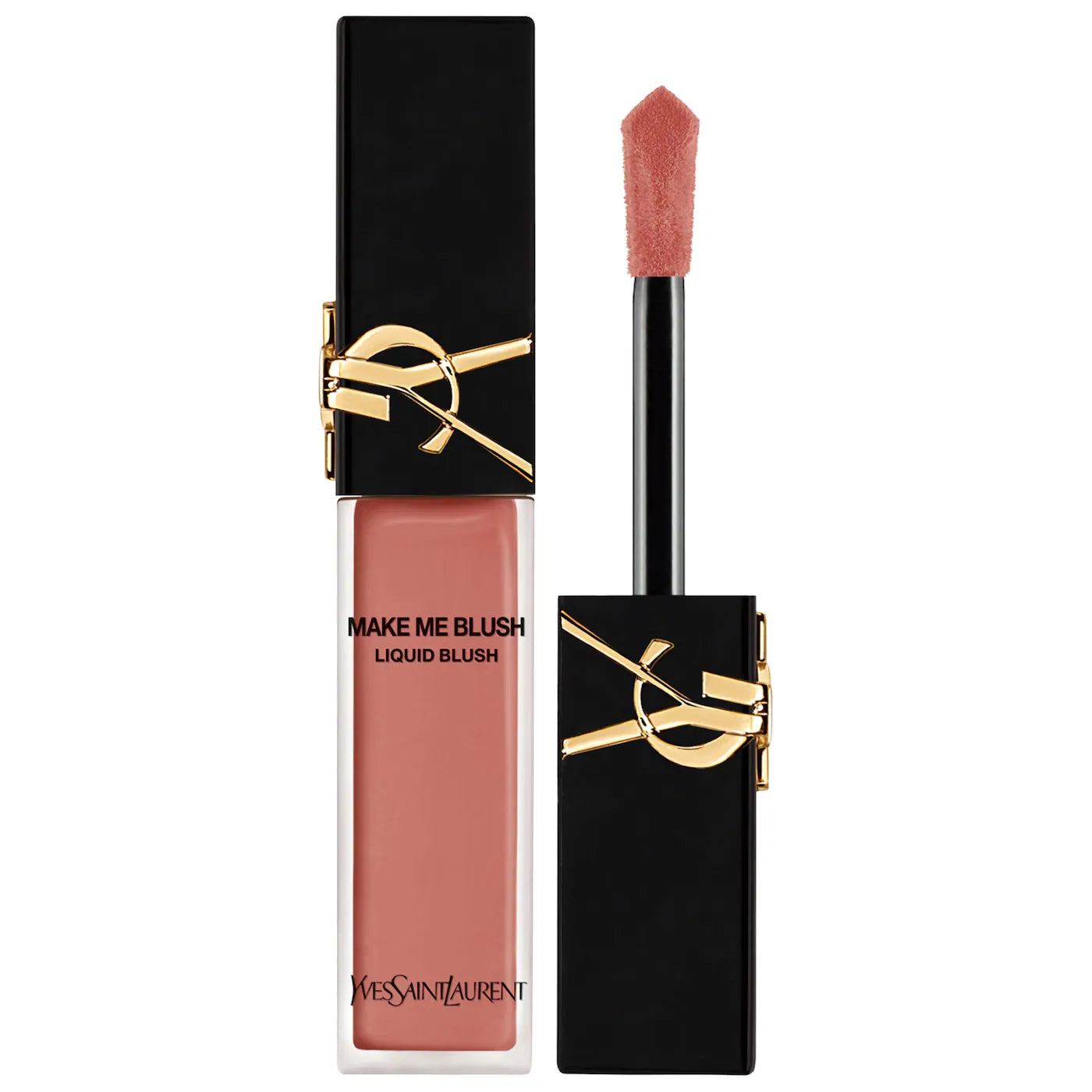 Yves Saint Laurent  Make Me Blush 12H Blurring Liquid Blush Peachy Nude