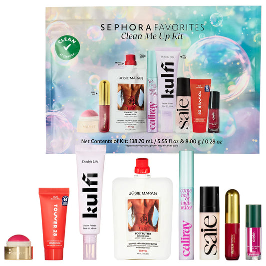 Sephora Favorites  Clean Me Up Kit Makeup Value Set
