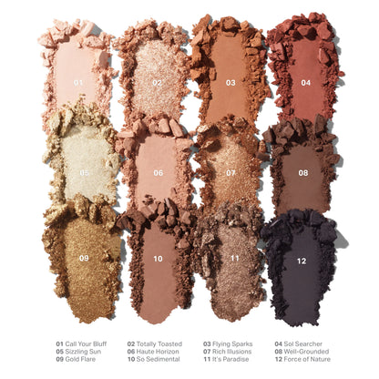 Morphe Flickering Sands ChromaPlus 12-Pan Eyeshadow Palette